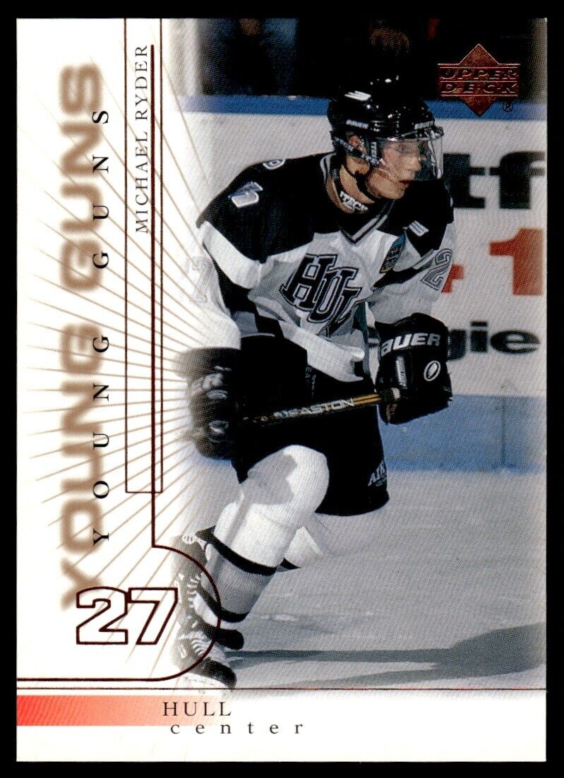 2000-01 Upper Deck Young Guns Michael Ryder Rookie Hull Olympiques #210 R159