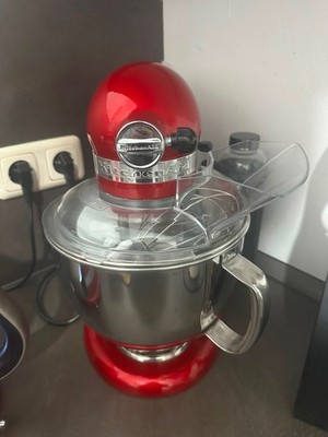 KitchenAid Artisan Küchenmaschine Rot   sehr guter Zustand   Zubehör