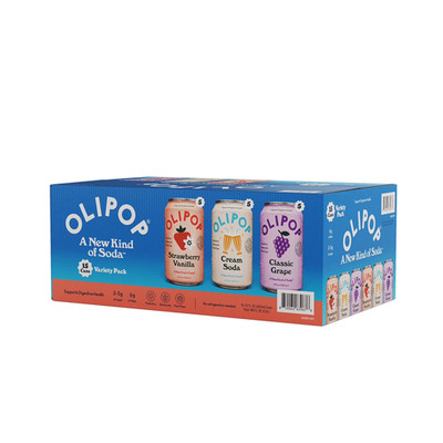 Olipop Variety Pack, A New Kind of Soda 12 fl. oz., 12 pk.