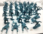 Vintage Fort Apache & Custer's Last Stand Marx Playset 54m Cavalry Figures Lot#2