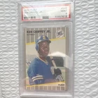 1989 Fleer Ken Griffey Jr #548 Rookie Seattle Mariners PSA 9 Baseball Card