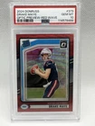 2024 Panini Donruss Drake Maye #379 Optic Preview Red Wave Prizm (RC) PSA 10 Gem