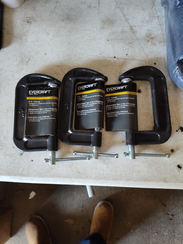 4" C-Clamp Pack Of 3