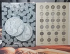 1916 - 1945 PDS Mercury Silver Dime Collection 76 Coins Very Nice Album