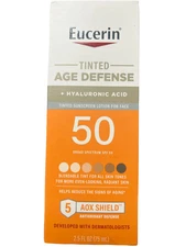 Eucerin Tinted Age Defense Face Sunscreen SPF 50, 2.5 fl oz