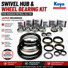 Koyo Swivel Hub Wheel Bearing Kit Japan Bearings For Nissan Patrol Gu Y61