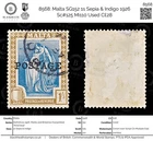 8568: Malta SG152 1s Sepia & Indigo 1926 Sc#125 Mi110 Used C£28