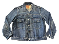 Levi's x Denim Tears Mens Denim Jacket Blue Size Large L NWOT