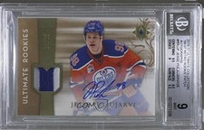 2016-17 Ultimate Collection 24/25 Jesse Puljujarvi BGS 9 MINT Patch Auto 7a2