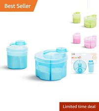 Modern, BPA Free Formula Dispenser Set - Quick Prep  Easy Cleaning for Toddlers