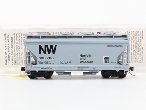 Microtrenes escala N MTL 92050 NW Norfolk y Western tolva cubierta de 2 bahías RTR | Condition: Used