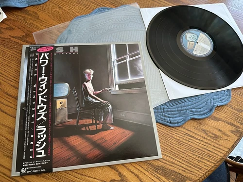 Rush Power Windows Vinyl Lp Japan Epic/Sony ‎– 28 3P-679