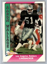 Aaron Wallace 1991 Pacific #242 Los Angeles Raiders NFL   G3c
