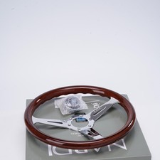 Nardi Classic 350mm Steering Wheel Mahogany Wood With Black Finish Nardi Classic 350mm Steering Wheel Mahogany Wood With Black Finish