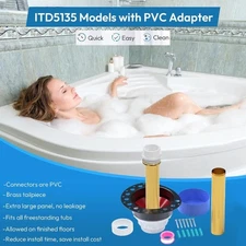 Completes Drainages Systems set Home Renovations for Independent Bathtubs