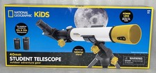 NEW National Geographic Kids 40 mm Student Telescope Tabletop Set 20X  32X NIB