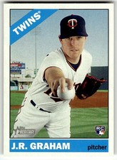 2015 Topps Heritage #547 J.R. Graham Minnesota Twins RC Baseball Rookie Card