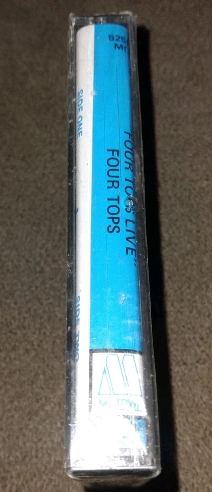 THE FOUR TOPS CASSETTE TAPE: "LIVE" 1966, 1990's REISSUE ( NEW SEALED ) - Image 2 of 4