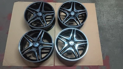 4x18" originale Mercedes A-Kl. 176, CLA 117 AMG Felgen. A1764010302. - Bild 1 von 4