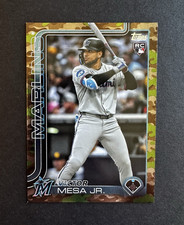 Topps 2025 Victor Mesa Jr. Marlins Rookie Update Series /25 US220 camo
