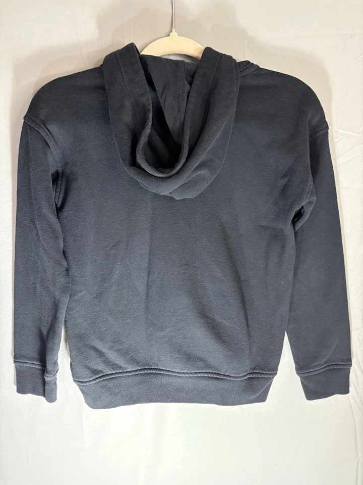 Suéter Abercombie Fitch Niños Pequeño 9/10 Negro Sudadera con Capucha Cremallera Completa Alce Foto 4 de 4