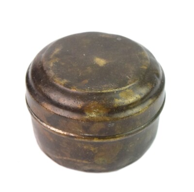 Vintage Sammlerstück Klein Schmuck Aufbewahrungsbox Messing Kitchen Box G66-1102