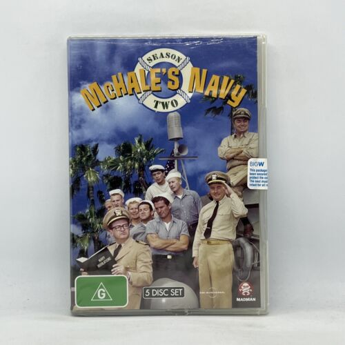 McHale's Navy Temporada 2 Dos II McHales DVD Serie de TV Show Envío Gratuito PAL R4 - Imagen 1 de 2