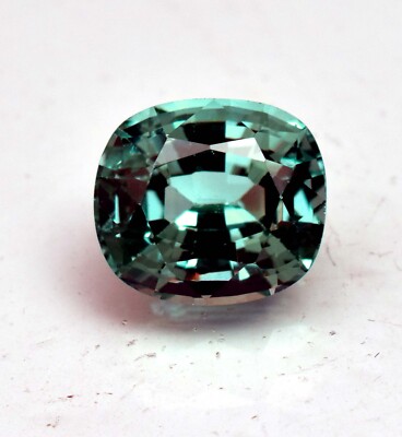 Natural Green Paraiba Tourmaline 5.75 Ct Cushion Cut Loose Gemstone TREATED