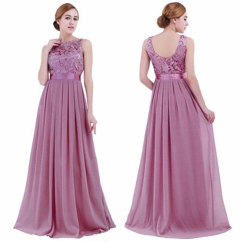 Womens Bridesmaid Dress Evening Party Cocktail Maxi Dress Formal Prom Ball Gown - Picture 44 of 58