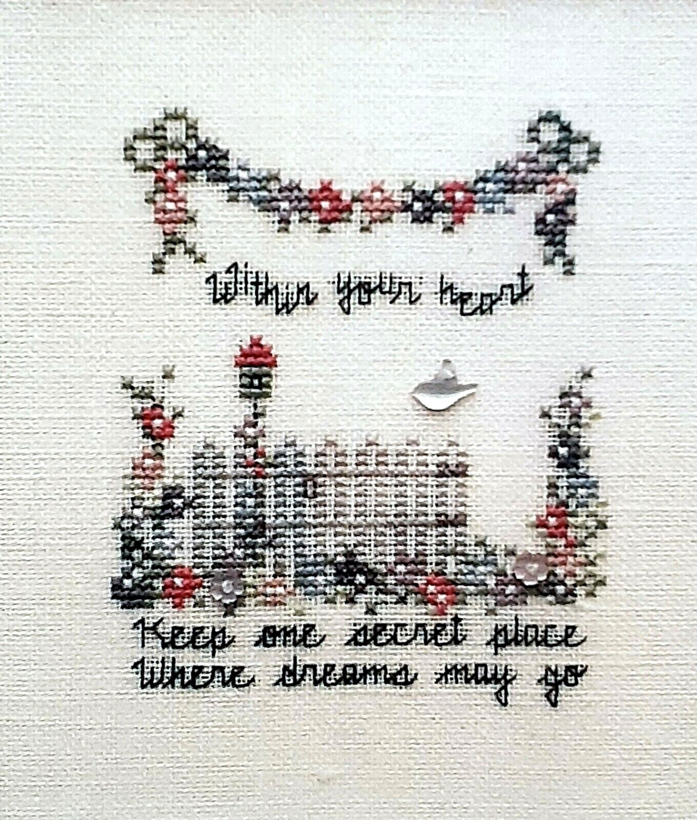 The Secret Garden Sweet Nothings Keep One Secret Place Cross Stitch Chart Ebay