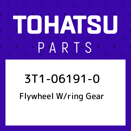 3T1-06191-0 Tohatsu Flywheel w/ring gear 3T1061910, New Genuine