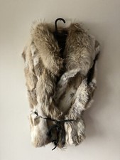 Isabel Marant Fur Belted Gilet Size 38