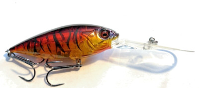 Megabass Deep-SIX Wobbler, Crankbait, Kunstköder, 8 cm, Floating