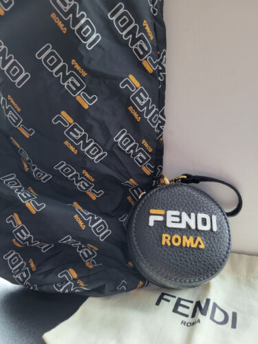 Fendi x Fila Mania Packable Backpack w/ Bag Charm 