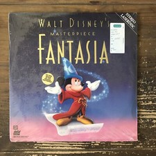 WALT DISNEY'S MASTERPIECE FANTASIA STEREO LASER 2 DISC SET 4 sides SEALED