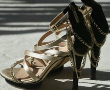 Sandali donna tacco Elisabetta Franchi taglia 36