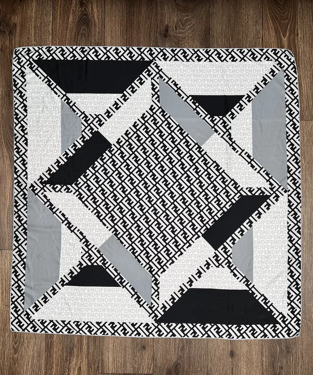 Fendi monogram silk scarf shop