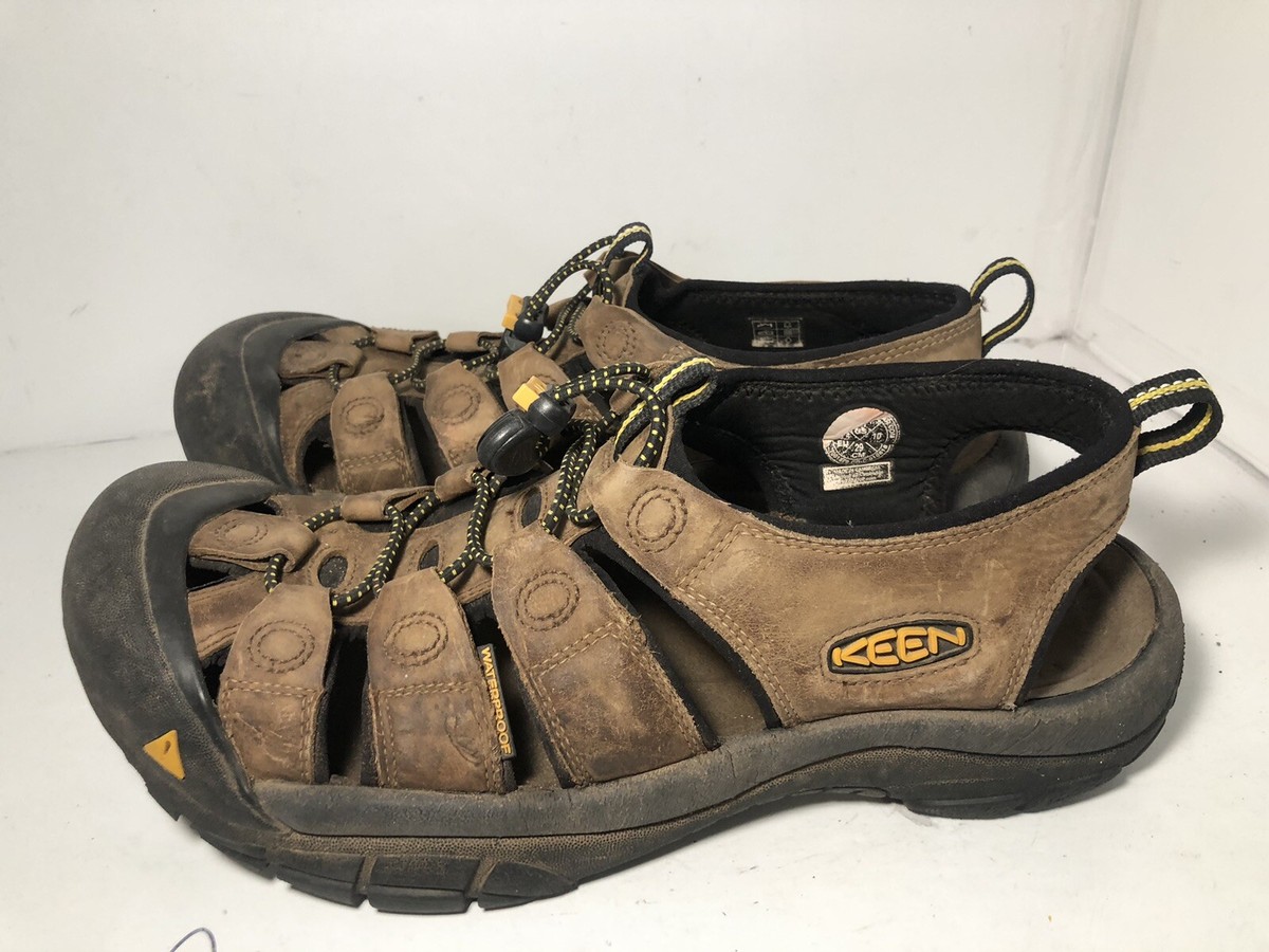Keen Brown Leather Newport H2 Sandals Keen Newport H2 Sport Brown Sandals 8.5 Waterproof Hiking  main image 2