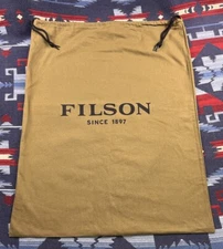 C.C. Filson Brand 24x32 Drawstring Bag Tote Seattle Laundry Clothing Dust Big XL