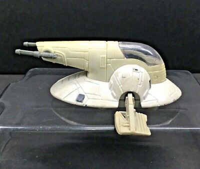 Vintage 1980 Star Wars Micro Machines Slave One Ship With Boba Fett In Cockpit