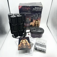 Pro Beauty Tools Twilight Sparkle Ionic Steam Hairsetter Curls Waves Works READ
