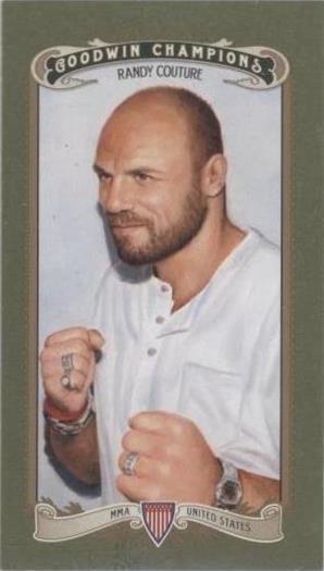 2012 Upper Deck Goodwin Champions - Randy Couture #80 Minis Green Lady ...