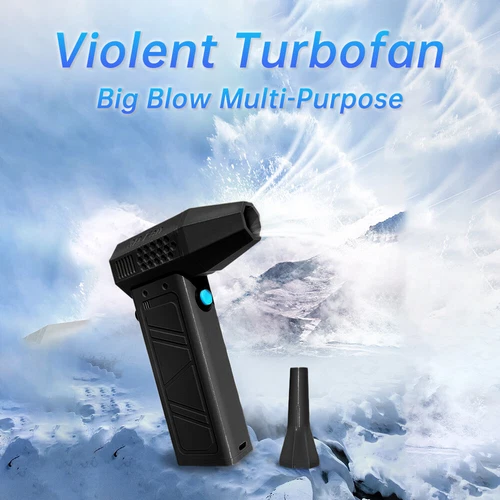 140000RPM 62m/s Jet Turbo Fan Electric Air Blower Duster Cleaner Rechargeable - Afbeelding 6 van 14