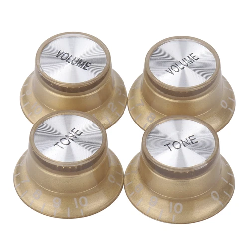 4 Guitar Speed Control Knob Volume Tone Top Hat Bell Knob for Epiphone Gibson LP