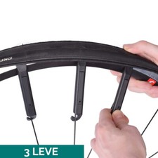 3 Leve Per Pneumatici Bici E Moto - Attrezzo Professionale Per Smontare Copertoni, In Acciaio Al Manganese - Foto 2