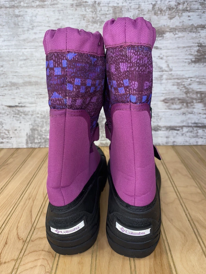 Columbia Powderbug водонепроницаемый снег ботинки фиолетовый BBY1327-519 девочек молодежный размер 6 - Изображение 4 из 4