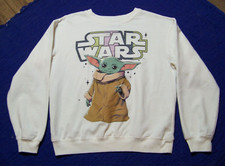 Star Wars White Sweatshirt - Jrs. M 7-9 
