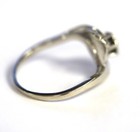 14k White Gold .32ct SI1/SI3 H Round Diamond Illusion Cluster Ring 3.3g size 8 — photo 10