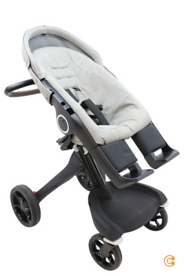 Stokke Xplory 6 Brushed Grey Sportwagen Kinderwagen Reisebuggy Kiner Wagen Baby 