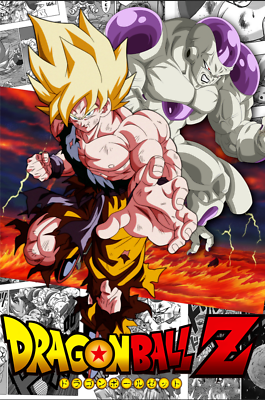 Dragon Ball Z Goku and Freeza on Namek POSTER 24 X 18